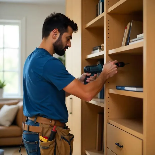 Bookshelf & Storage Installation in Delhi