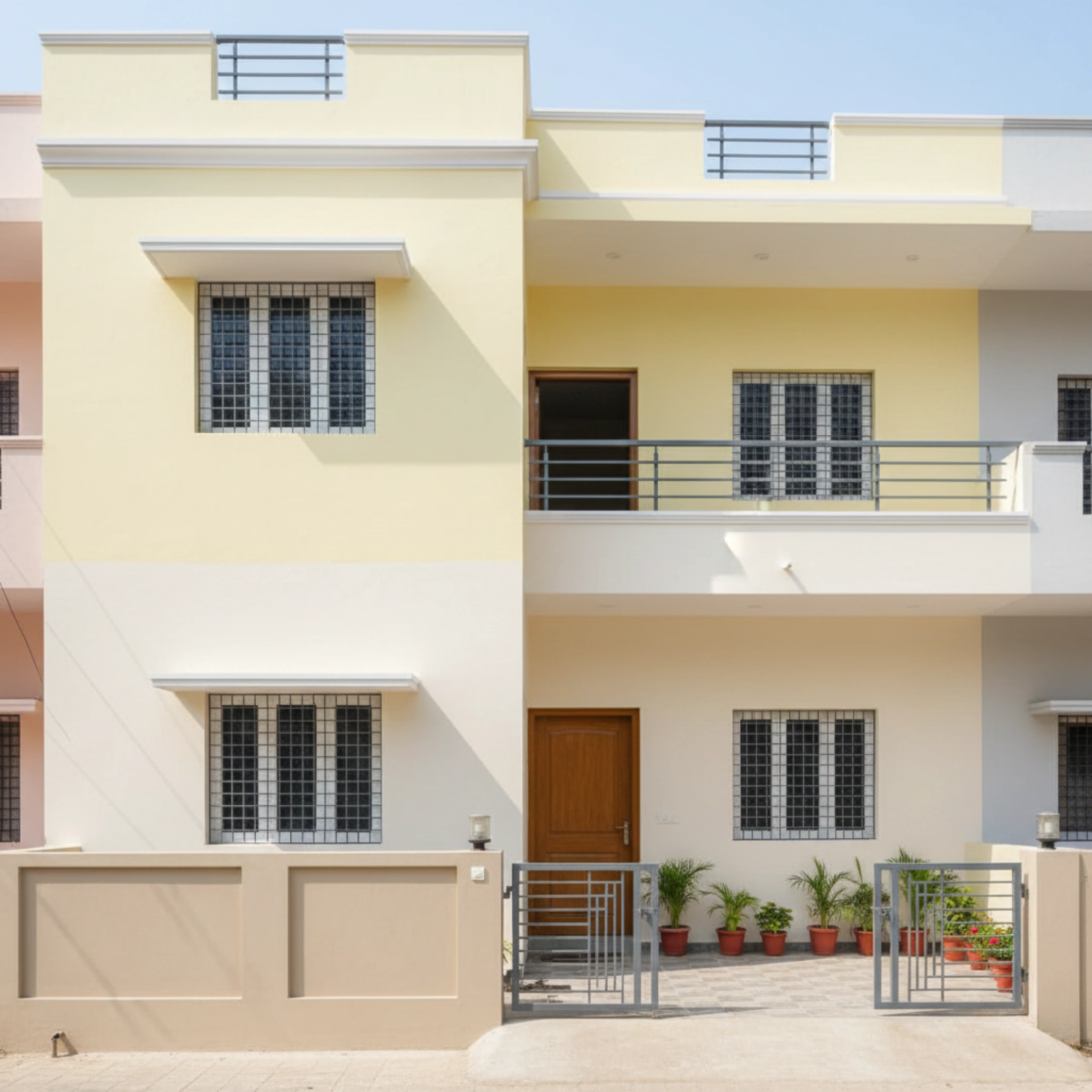 Full Home Exterior Painting in Coimbatore