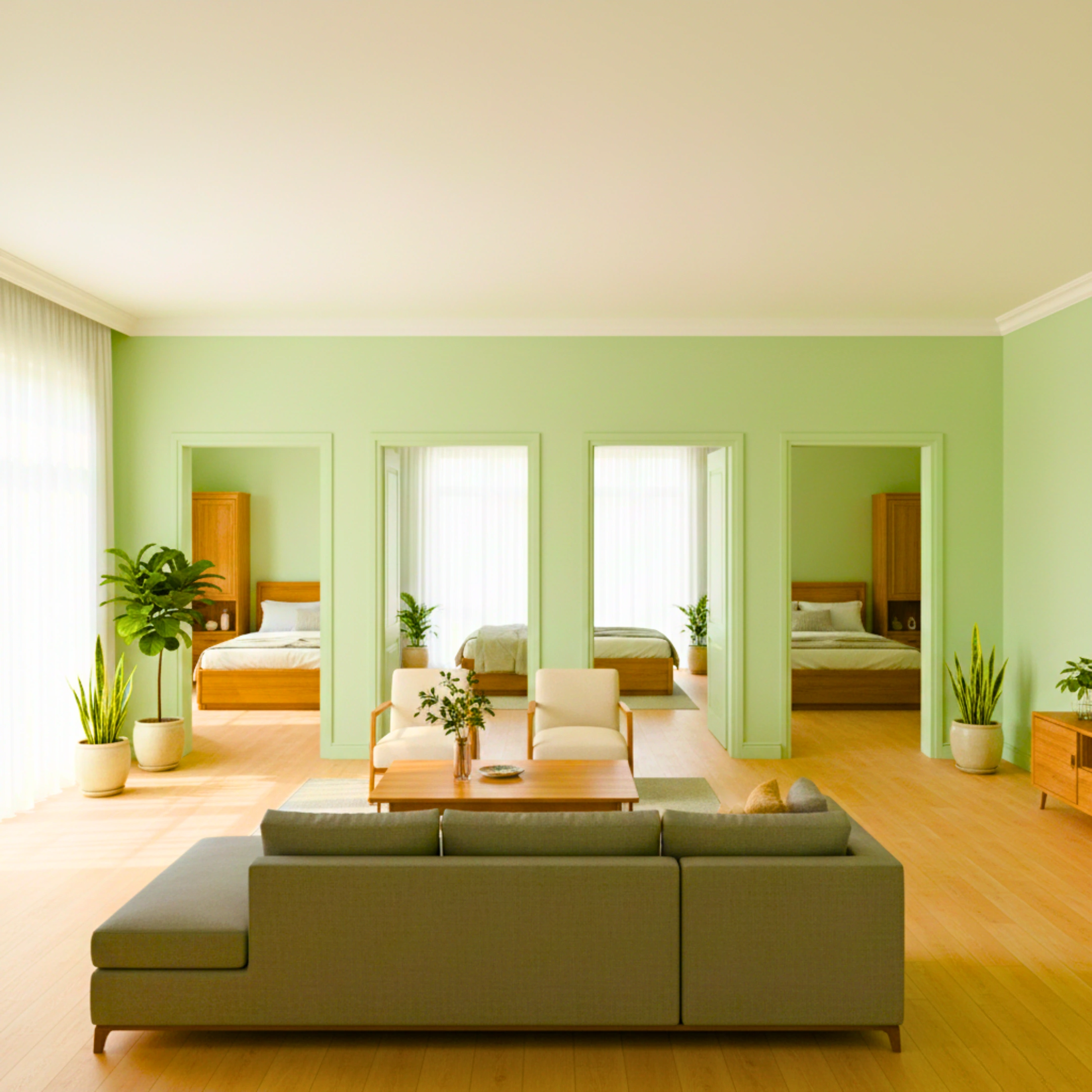 Furnished 4 BHK House Painting in Bangalore