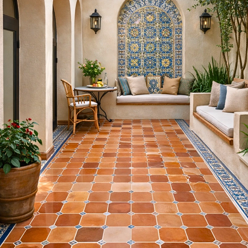 Outdoor Tile Installation - Inspection in Mysore