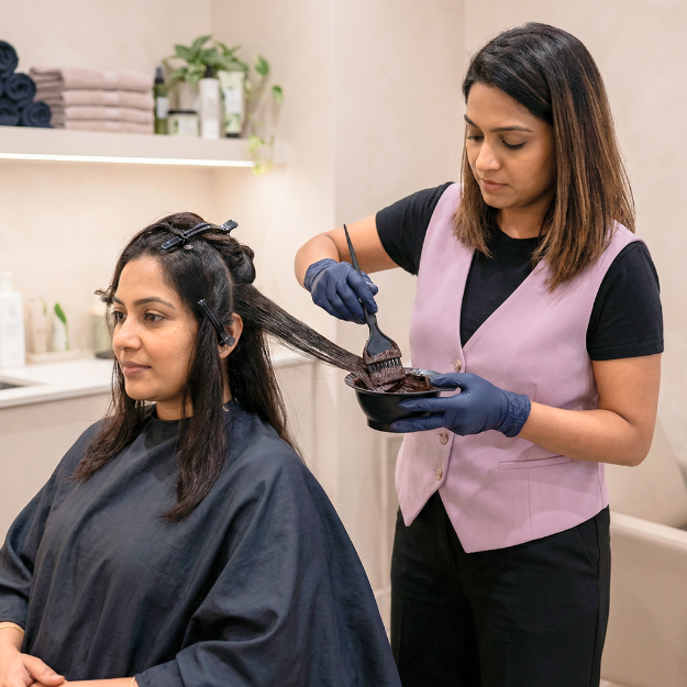 Hair Colour Application in Srikakulam