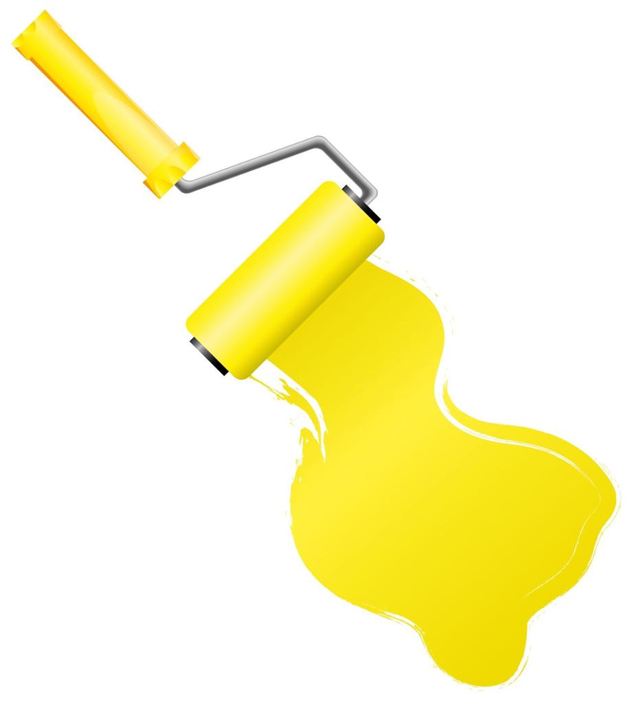 yellow paintbrush clipart yellow paintbrush clipart