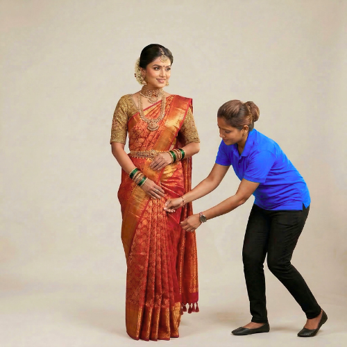 Bridal Draping in Prakasam