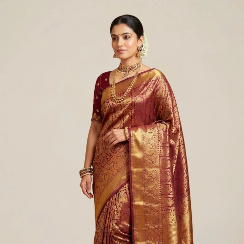 Traditional Saree Draping in Annamayya
