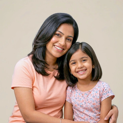 Haircut for mom & daughter in Mumbai