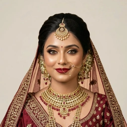 Classic Wedding Makeup in Noida