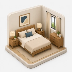 Furnished Bedroom Cleaning in Kolkata