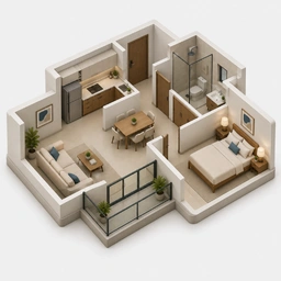 Furnished Apartment - Full Home Cleaning in Kolkata
