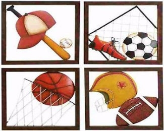 Wall art: theme-sports