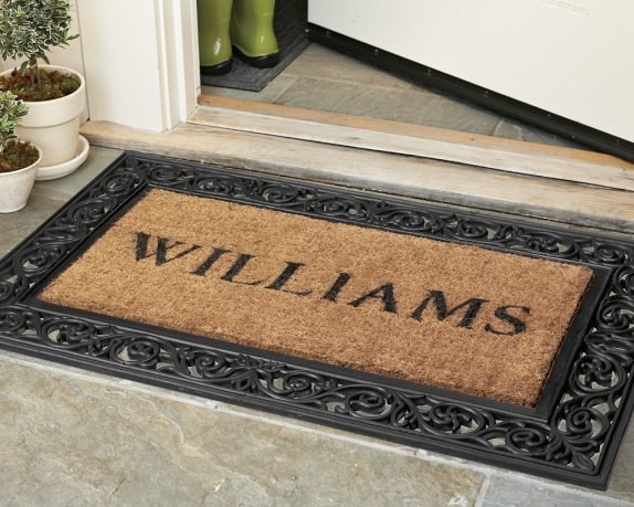 doormat with thick rubber backing