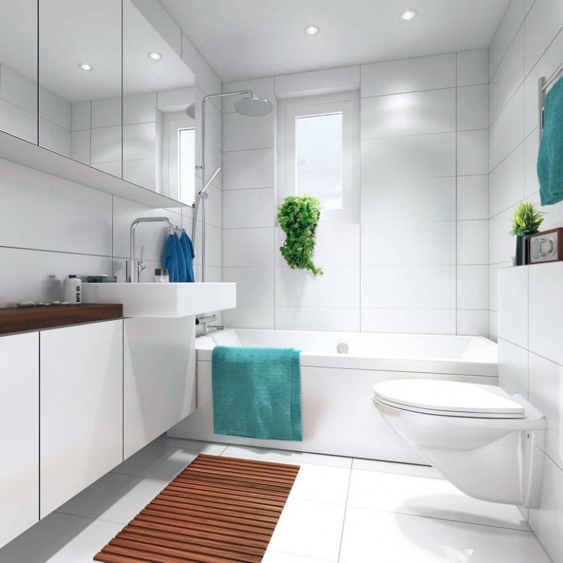 5 Simple Interior Design Rules For Surviving A Small Bathroom  HomeTriangle