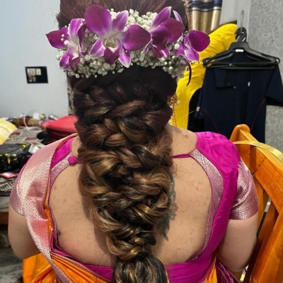 Work photos by Poornima Makeup Artist 