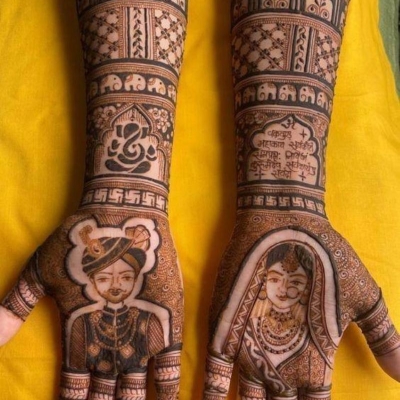 Work photos by Govind Mehndi Artist