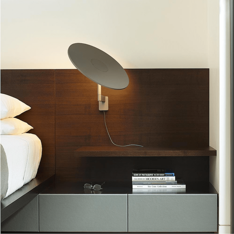 A Wall-Pivoting Lamp For Reading
