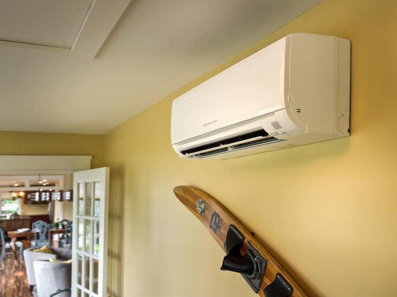 air conditioner on a wall